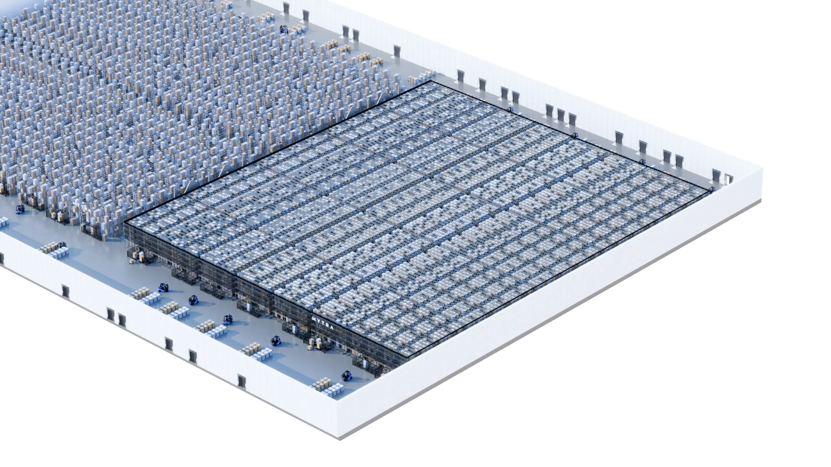 Isometric 3D illustration of a large stadium with solar panels on the roof and crowded seating sections
