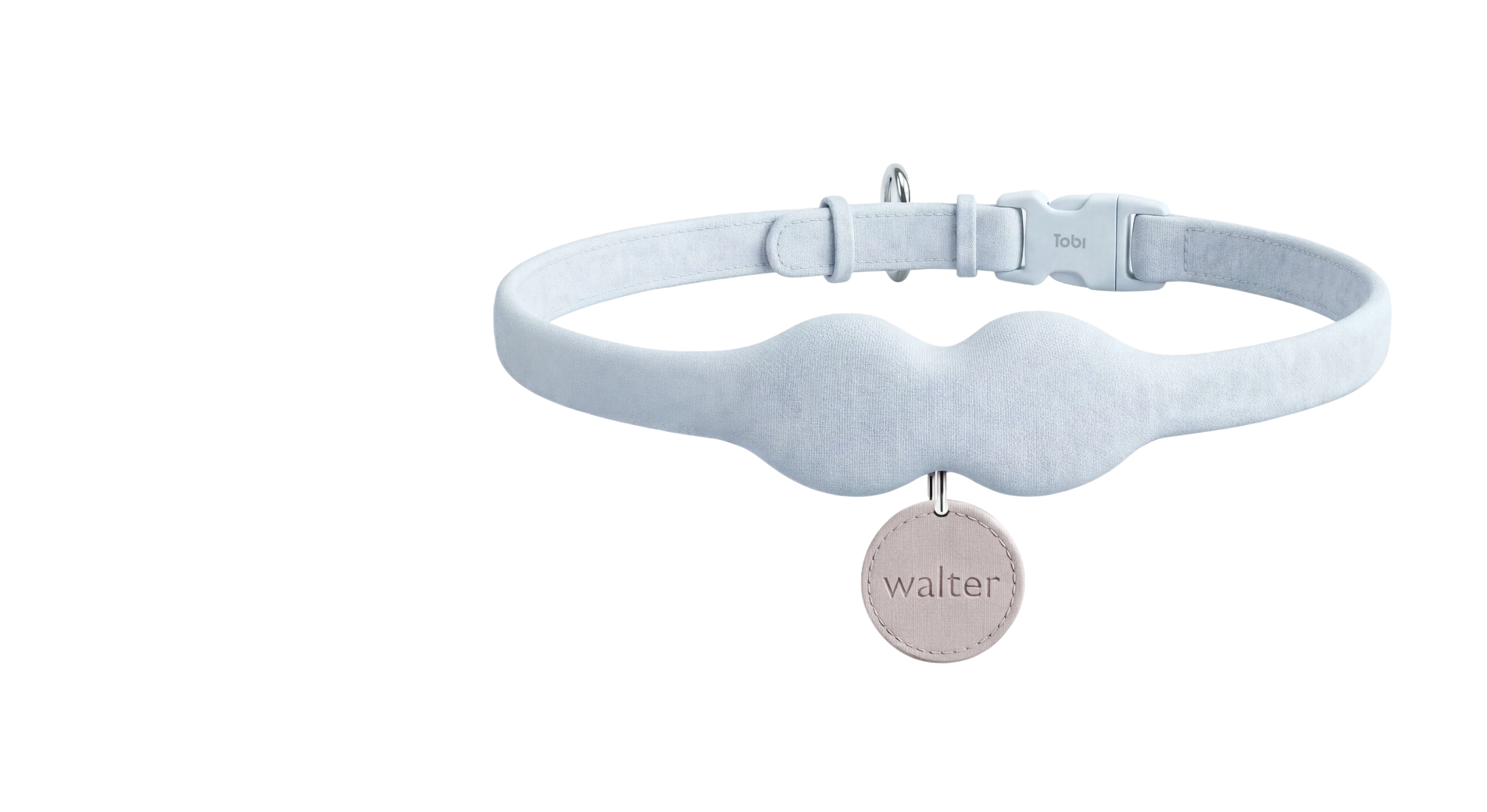 The Tobi collar in sky blue