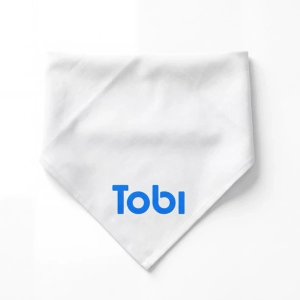 A cotton Tobi dog bandana