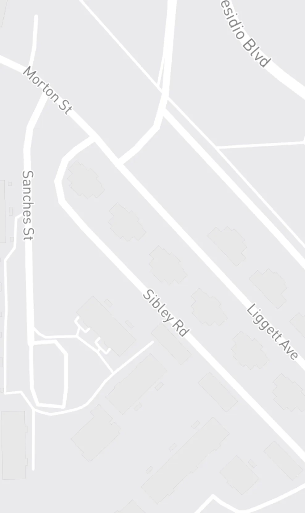 The app's map with the yard drawn around the house